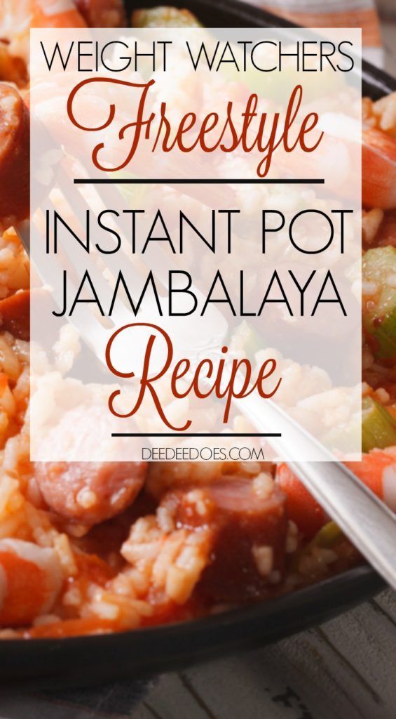 Instant Pot Jambalaya -   6 healthy recipes For Weight Loss crockpot ideas