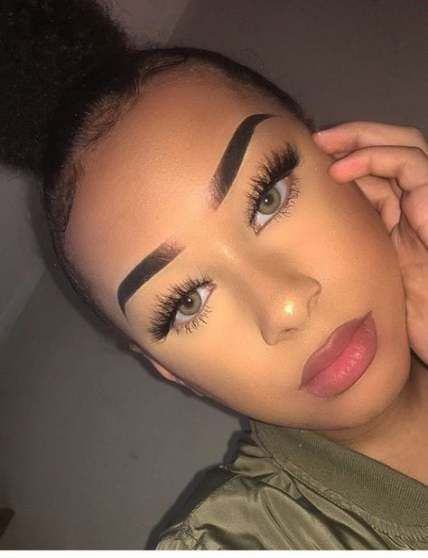 34 Ideas Makeup Baddie Looks Eyebrows -   7 baddie makeup Eyebrows ideas