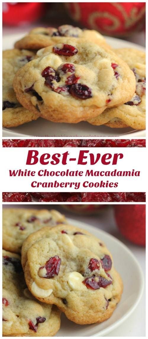 Best-Ever White Chocolate Cranberry Macadamia Nut Cookies -   7 cake White cranberry cookies ideas