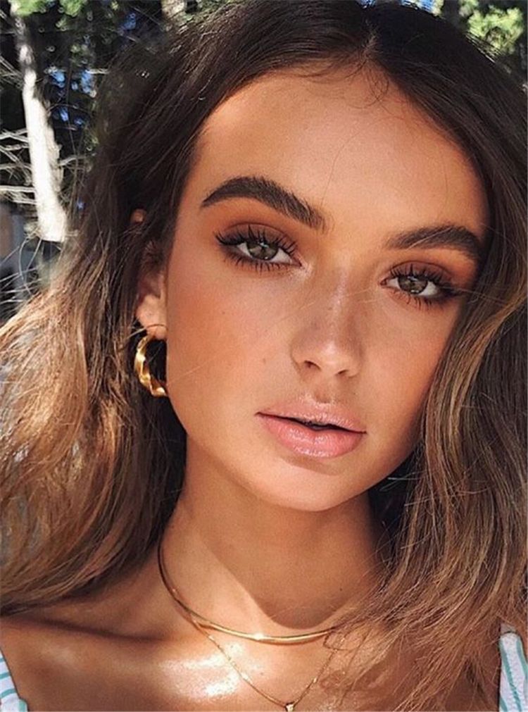 50 Sexy And Fresh Makeup Looks You Will Love - Page 9 of 50 -   7 formal makeup Bronze ideas