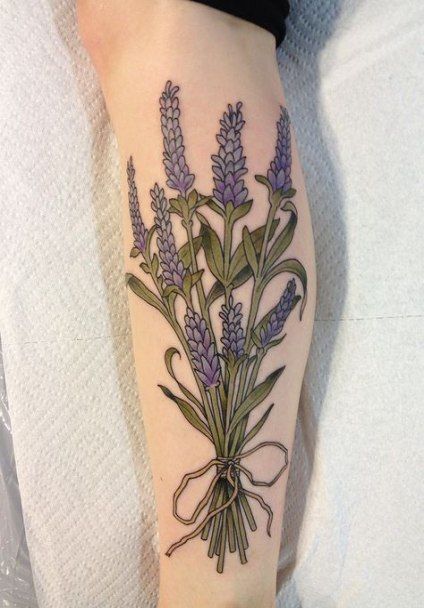 7 plants Tattoo bouquets ideas