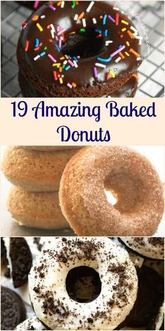 19 Amazing Baked Donuts That Are Waaay Better Than Fried! -   8 desserts Mini baked donuts ideas