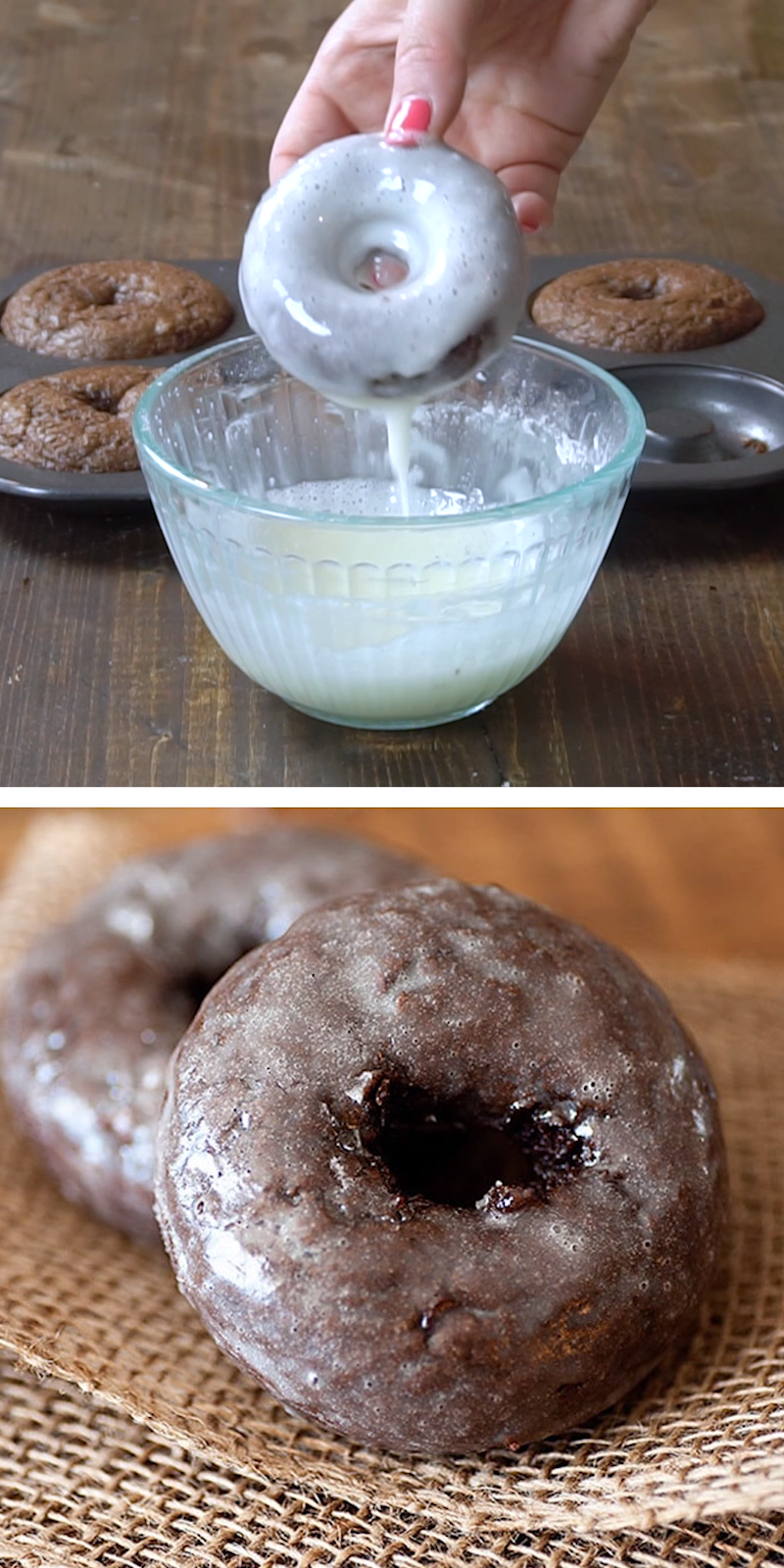 8 desserts Mini baked donuts ideas