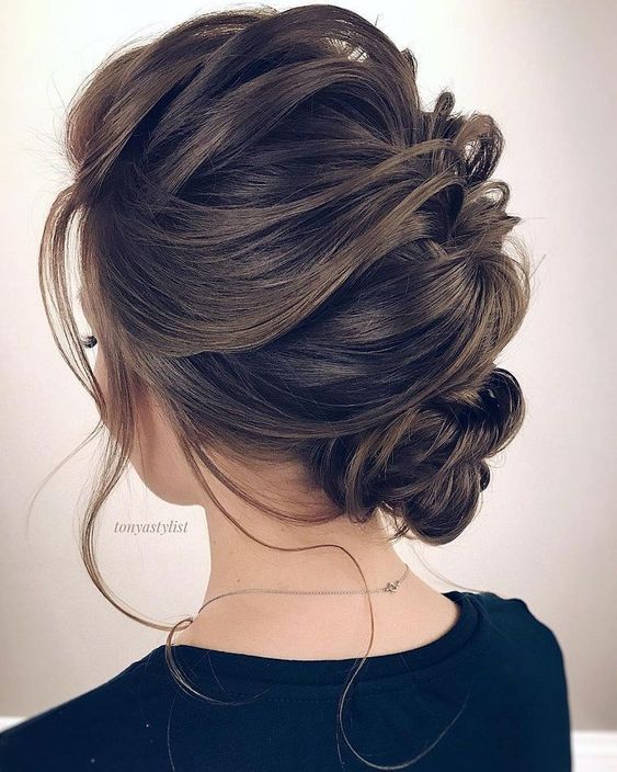 24 Romantic Updo Ideas for Bridesmaids -   9 asian hairstyles Updo ideas