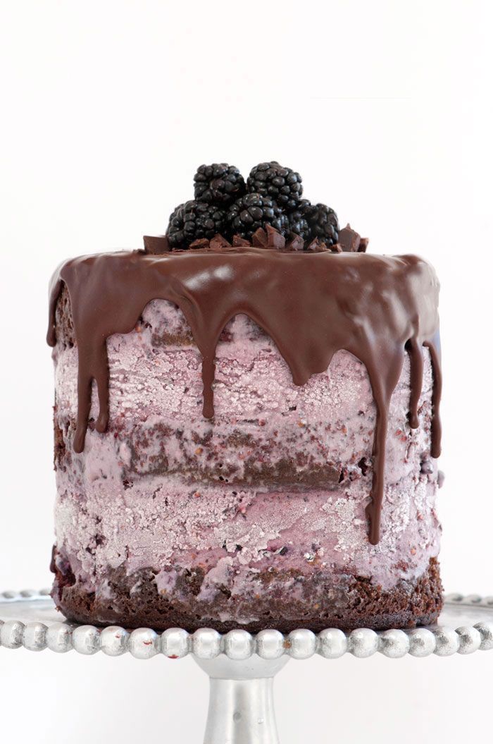 Blackberry Blackout Ice Cream Cake -   10 cake Ice Cream breakfast ideas