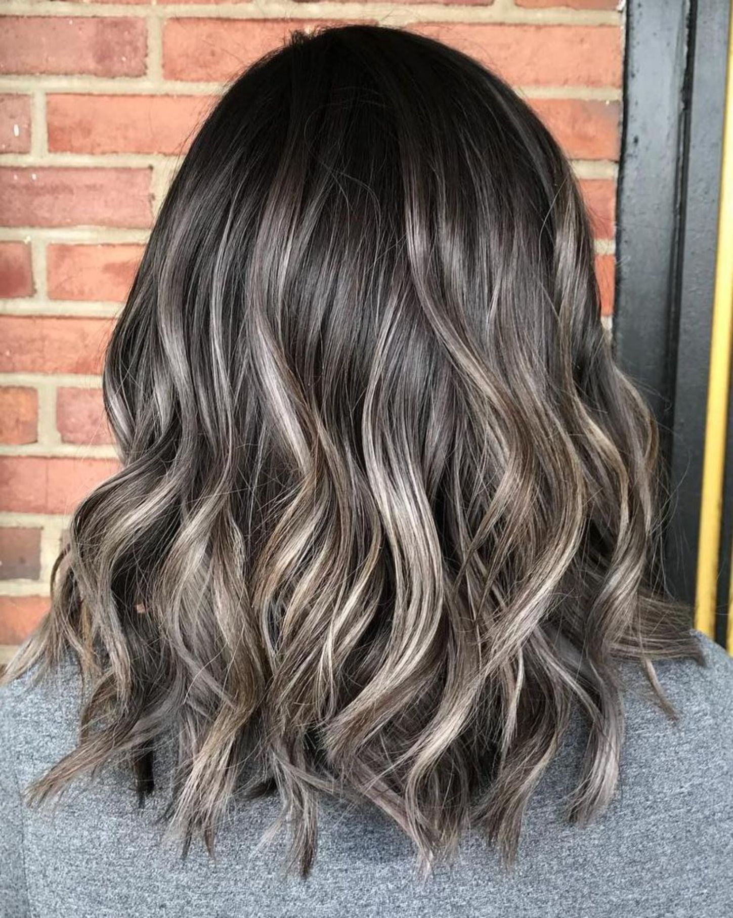 60 Shades of Grey: Silver and White Highlights for Eternal Youth -   10 hair Brunette ash ideas