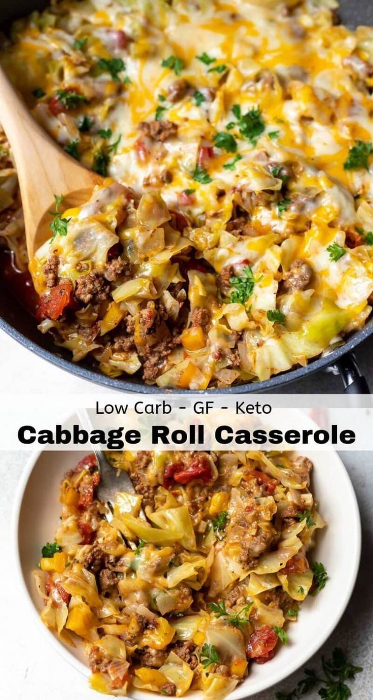 Low Carb Unstuffed Cabbage Casserole Recipe -   10 healthy recipes Beef low carb ideas