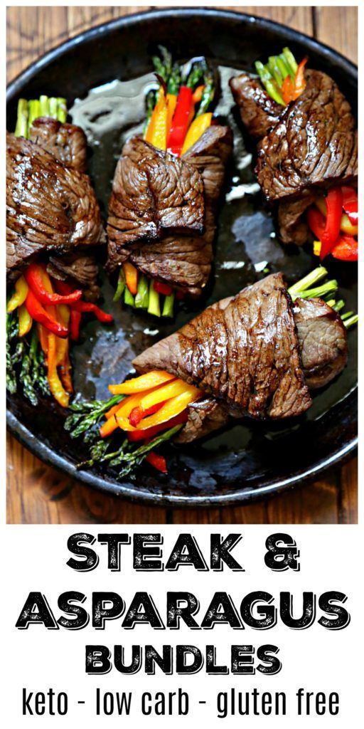 Air Fried Steak and Asparagus Bundles -   10 healthy recipes Beef low carb ideas