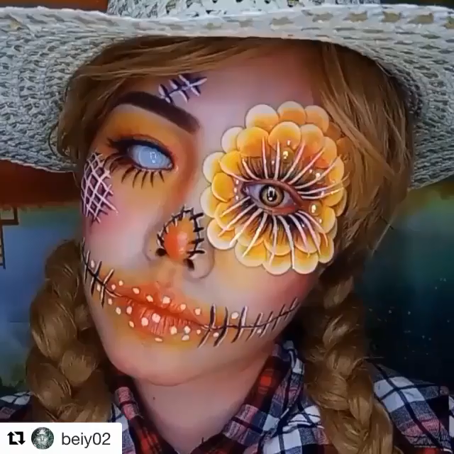 Halloween makeup tutorial | 20 scary & pretty halloween makeup looks -   10 makeup Art artistic ideas