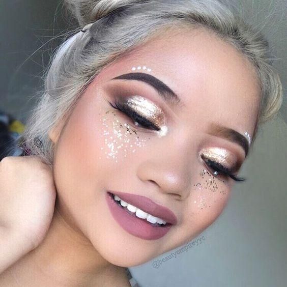 Simple makeup ideas; festival makeup; eyeshadows; prom makeup looks. #EyeMakeupT... -   10 makeup Festival boho ideas