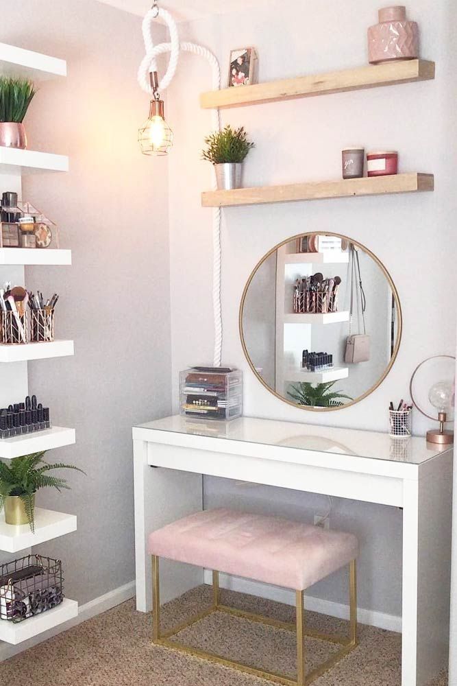 10 simple makeup Vanity ideas