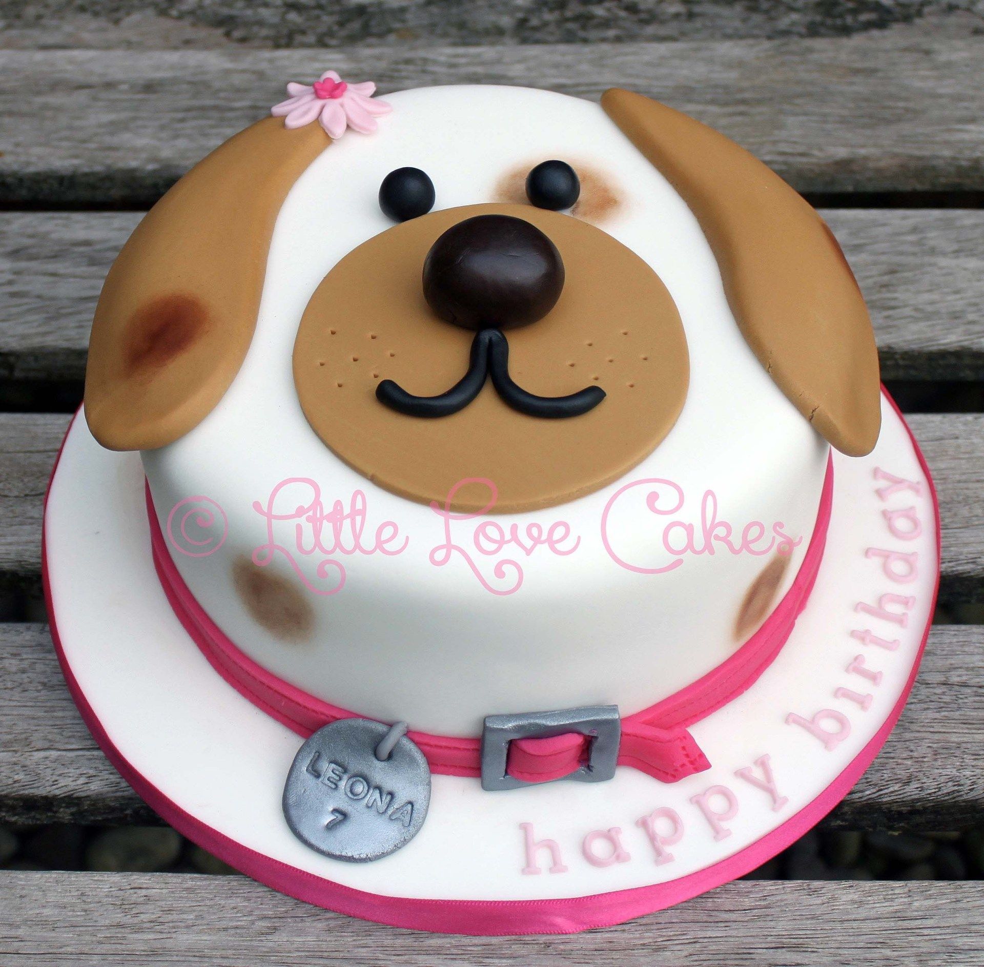 Birthday Cake Dog Little Love Cakes Cute Dog Face Cake Pasteles En 2018 -   11 cake Fondant dog ideas