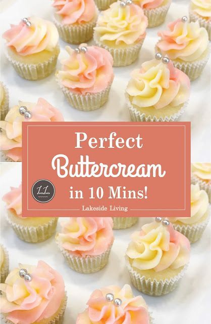 Perfect Buttercream in less than 10 mins! -   11 cup cake Frosting ideas