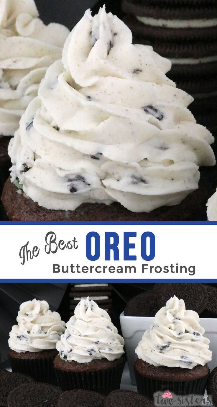 The Best Oreo Buttercream Frosting -   11 cup cake Frosting ideas