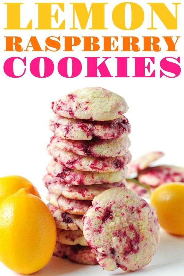 Raspberry Lemon Cookies -   11 desserts Lemon raspberry ideas