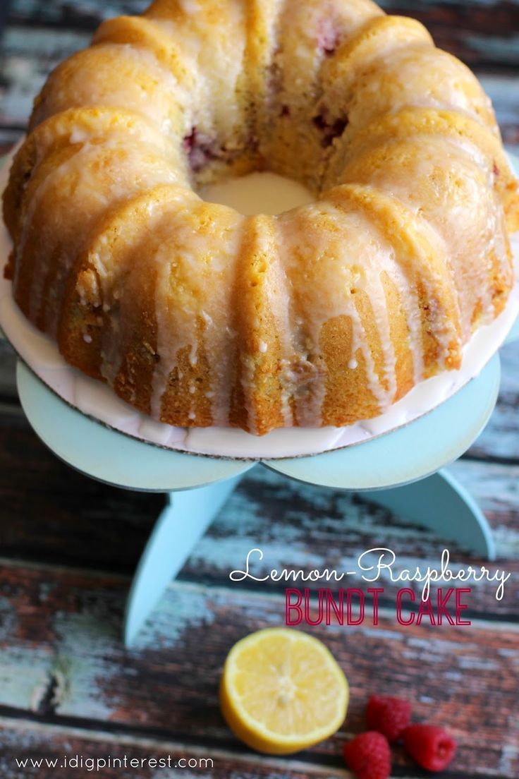 Lemon-Raspberry Bundt Cake: May Mystery Dish -   11 desserts Lemon raspberry ideas