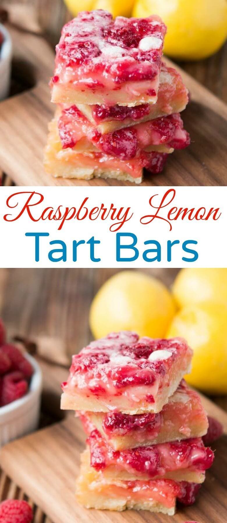 Raspberry Lemon Tart Bars -   11 desserts Lemon raspberry ideas