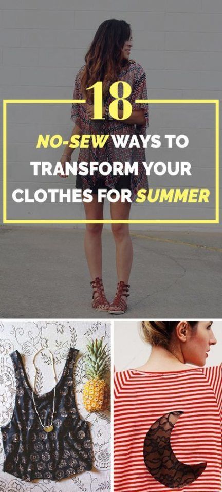 Diy clothes refashion no sew upcycling 46+ best Ideas -   11 DIY Clothes No Sewing grunge ideas