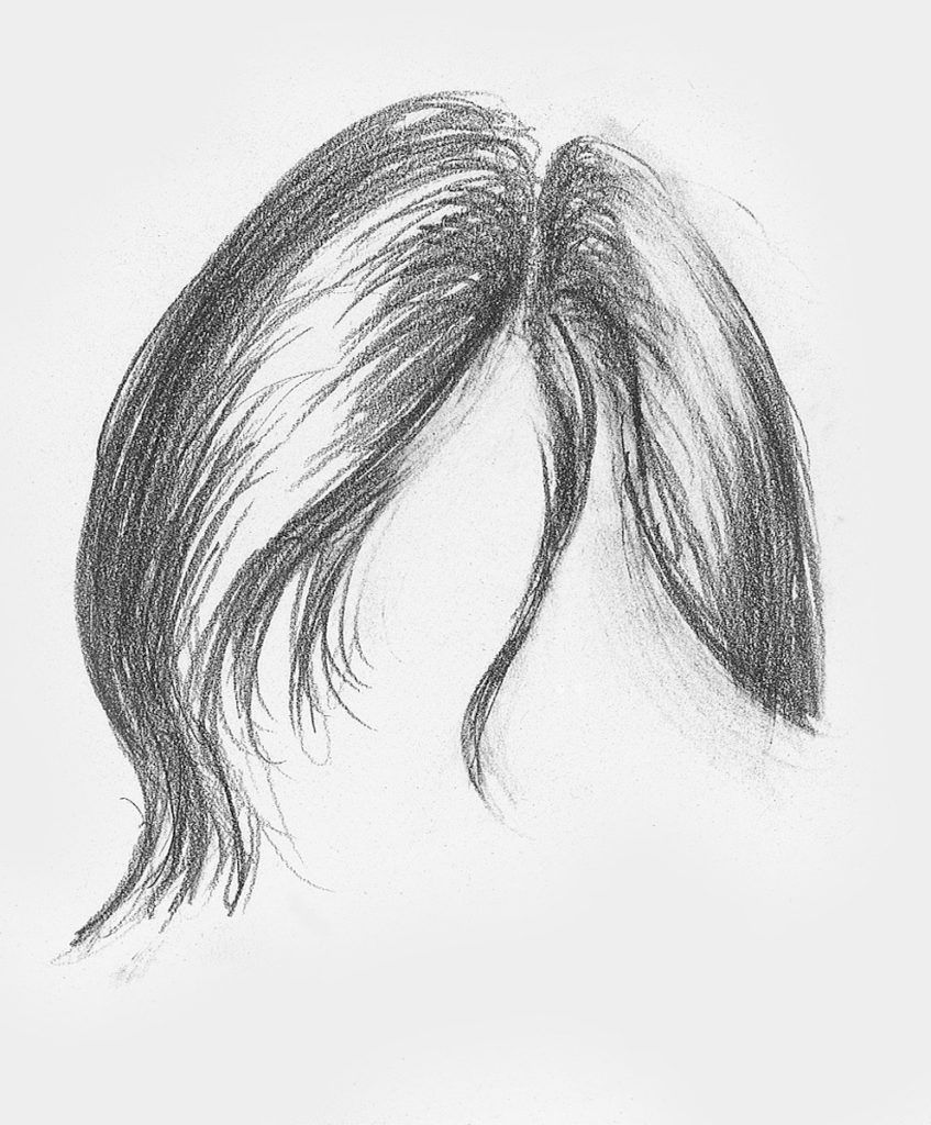 Drawing Hair for Beginners -   11 evil hairstyles Drawing ideas