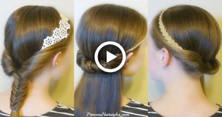 3 Quick and Easy Hairstyles For School Using Headbands -   11 hairstyles For School headbands ideas
