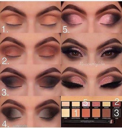 11 makeup Glam step by step ideas