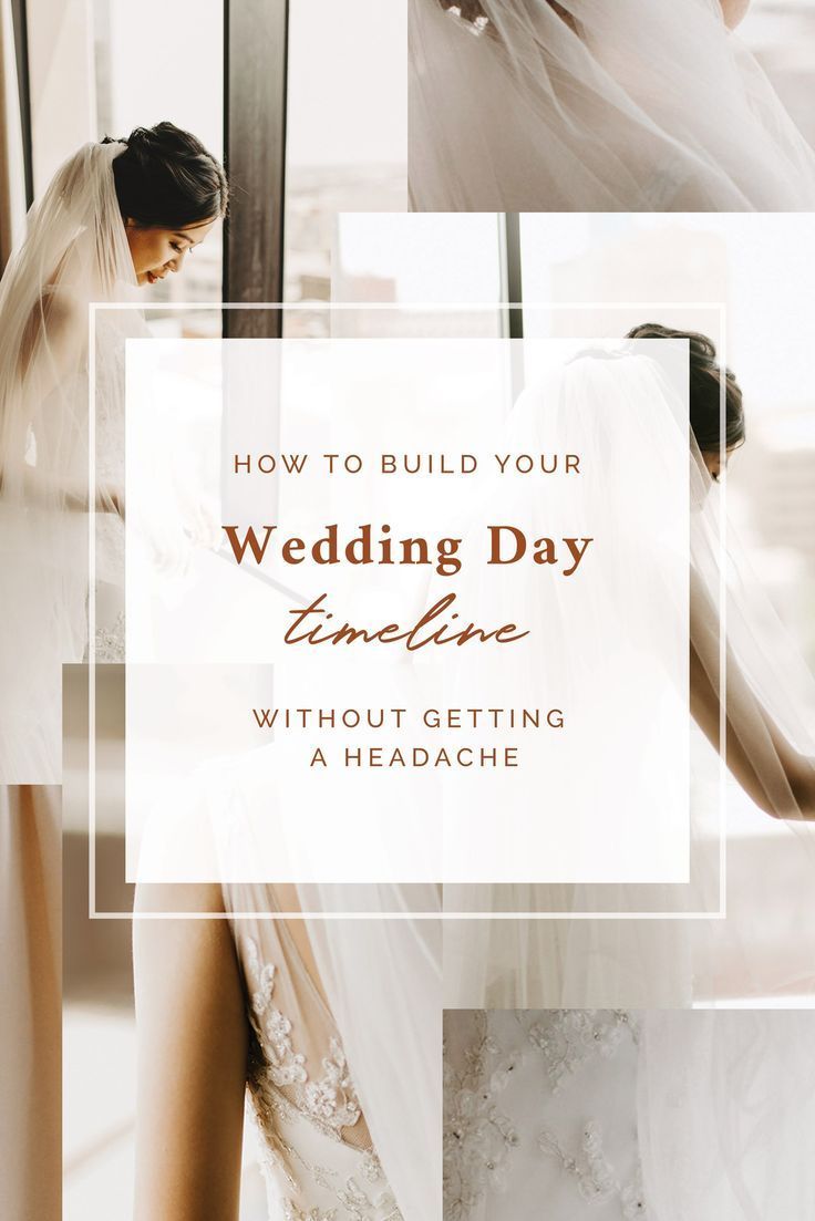 Build the perfect wedding day timeline -   11 wedding Day timeline ideas