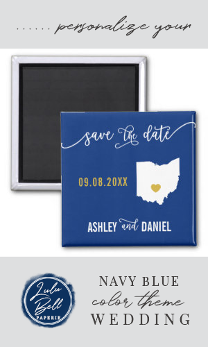 Navy Ohio Wedding Save the Date Map Magnet | Zazzle.com -   11 wedding Destination ohio ideas