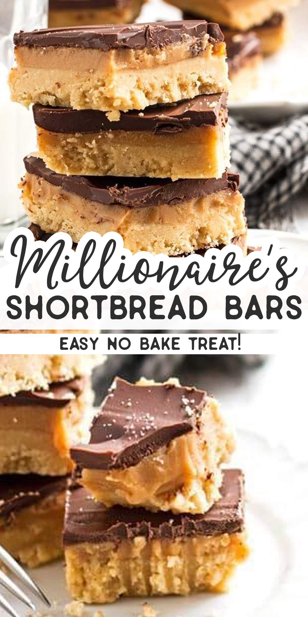 No-Bake Millionaire's Shortbread Bars -   12 desserts Fun ovens ideas
