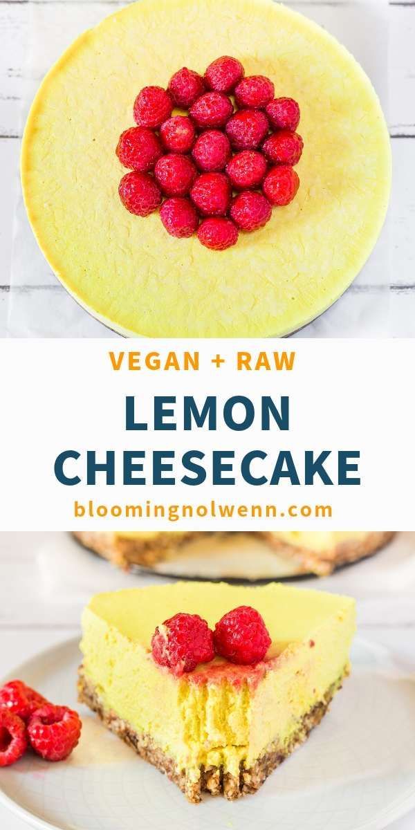 Raw Vegan Lemon Cheesecake | Refined Sugar-Free -   12 desserts raw vegan ideas