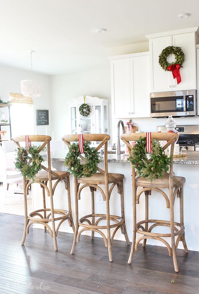 Holiday Christmas Kitchen Tour (Amy's new kitchen -   12 holiday Decorations kitchen ideas