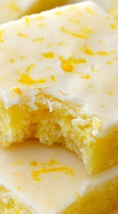 Fudgy Lemon Brownies -   12 lemon desserts Recipes ideas