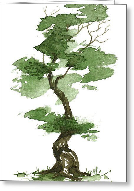 Little Zen Tree 208 by Sean Seal -   12 plants Painting trees ideas