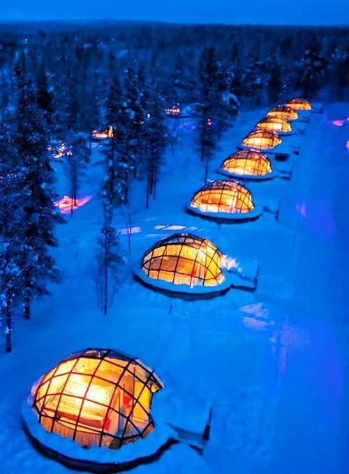 You Can Rent A Glass Igloo In Finland To Watch The Northern Lights -   12 travel destinations For Couples friends ideas