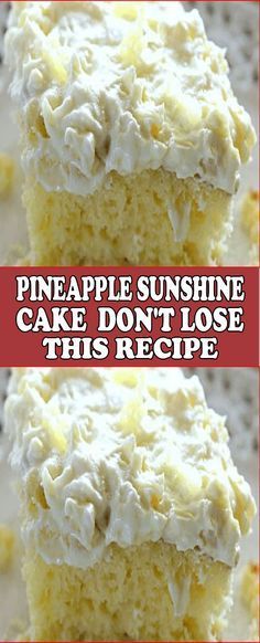 Pineapple Sunshine Cake – Don't LOSE this recipe! -   13 cake Poke crushed pineapple ideas
