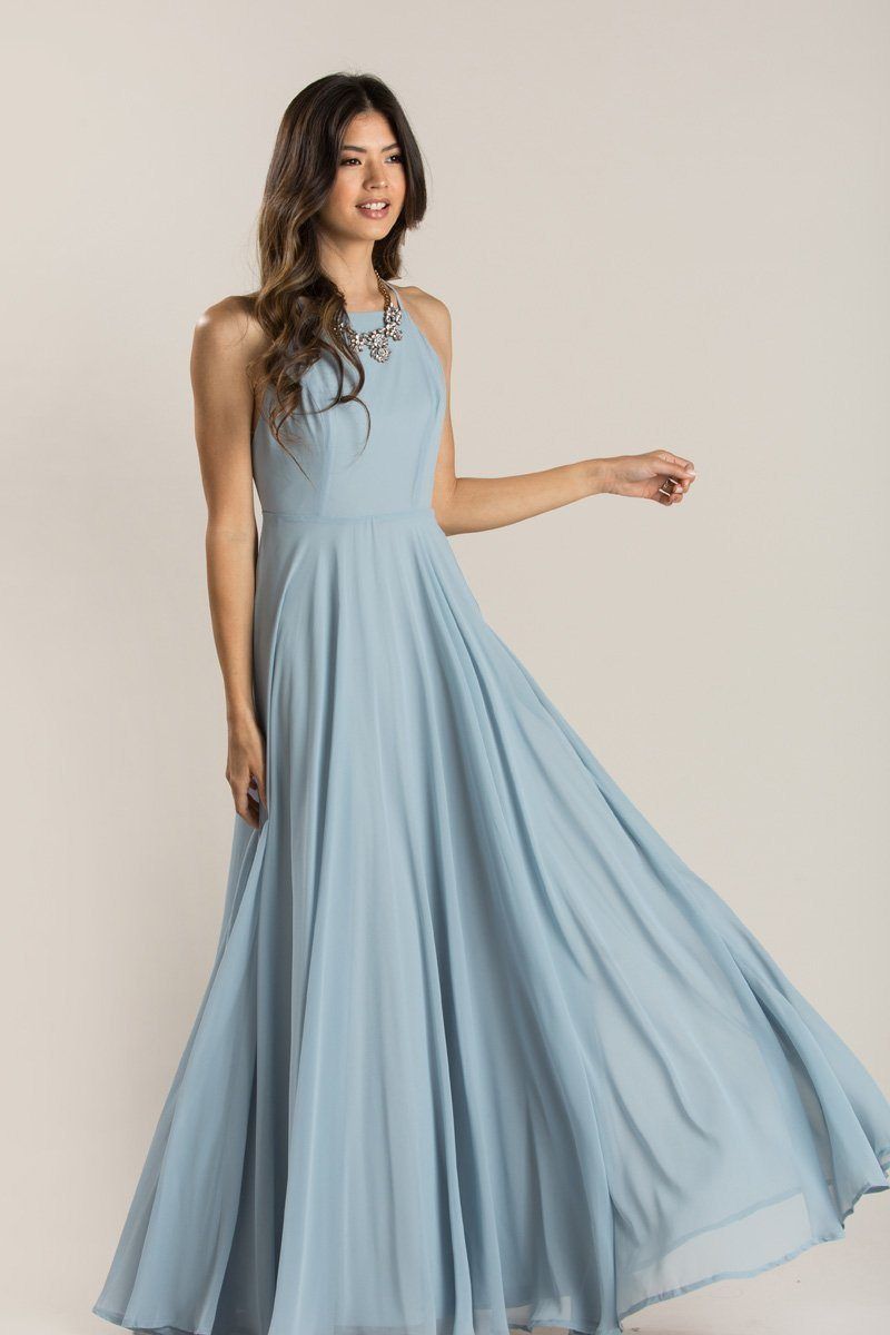 Emma Light Blue Flowy Maxi Dress -   13 dress Formal flowy ideas