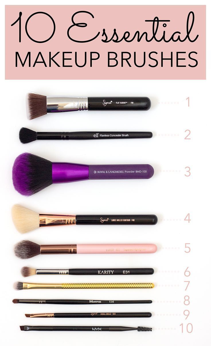 The Ultimate Guide to Makeup Brushes -   13 essential makeup Brushes ideas