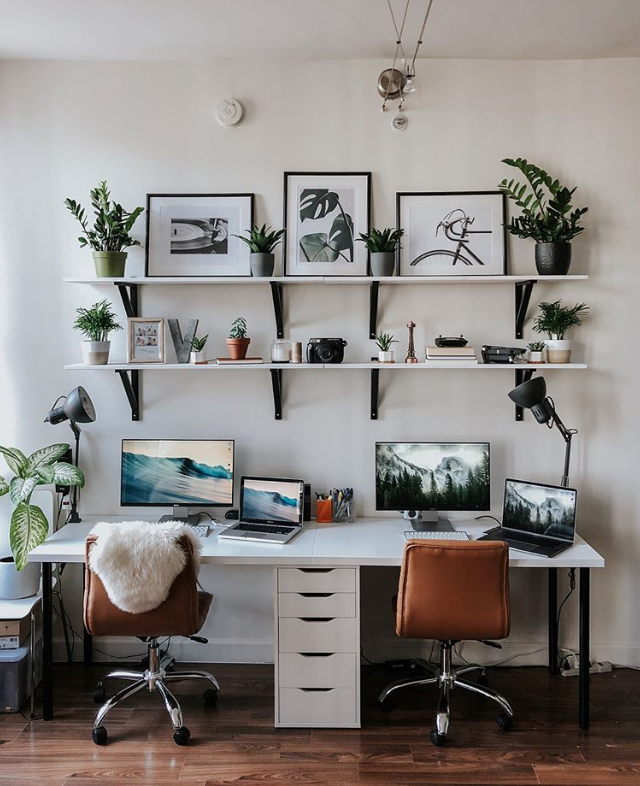 11 Creative Workspaces That Will Make You Finally Clean Your Office -   13 plants Office workspaces ideas