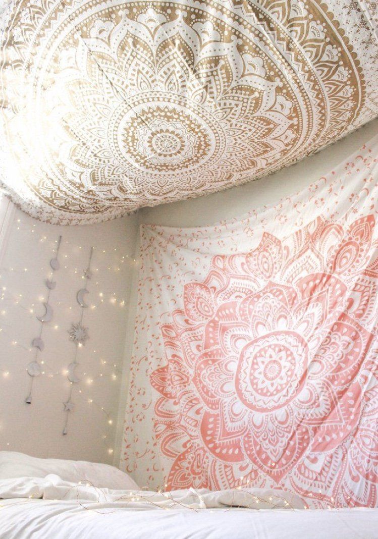 Rose Gold Tapestry -   13 room decor Hippie nature ideas