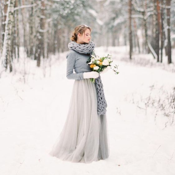 25 Grey Winter Wedding Ideas You'll Love -   13 wedding Winter photography ideas