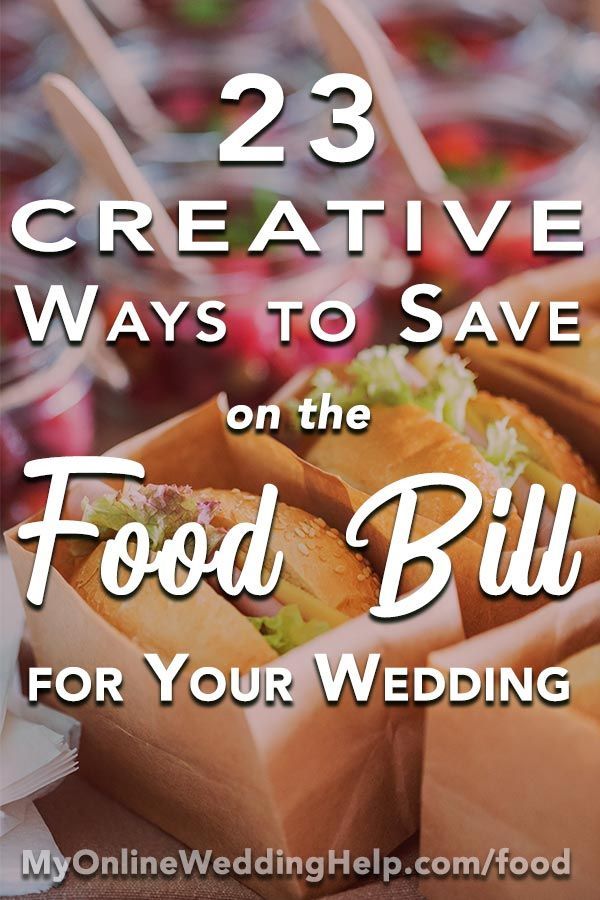 14 affordable wedding Food ideas