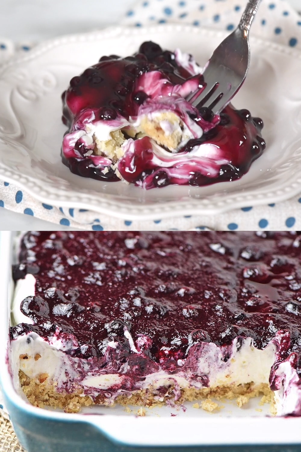 No Bake Dream Whip Blueberry Delight -   14 cake Easy pie fillings ideas
