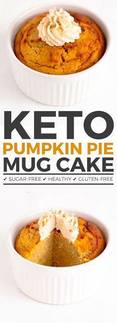 Keto Pumpkin Pie Mug Cake -   14 cake Mug tasty ideas