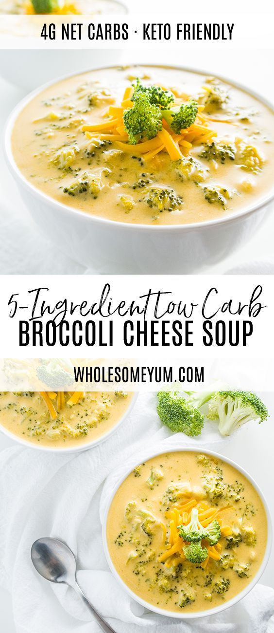 Easy Broccoli Cheese Soup Recipe - 5 Ingredients -   14 diet Soup cheese ideas