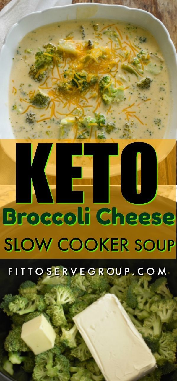 Keto Broccoli Cheese Slow Cooker Soup -   14 diet Soup cheese ideas