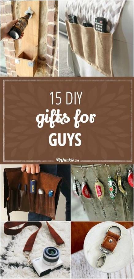 14 DIY Clothes Man gift ideas