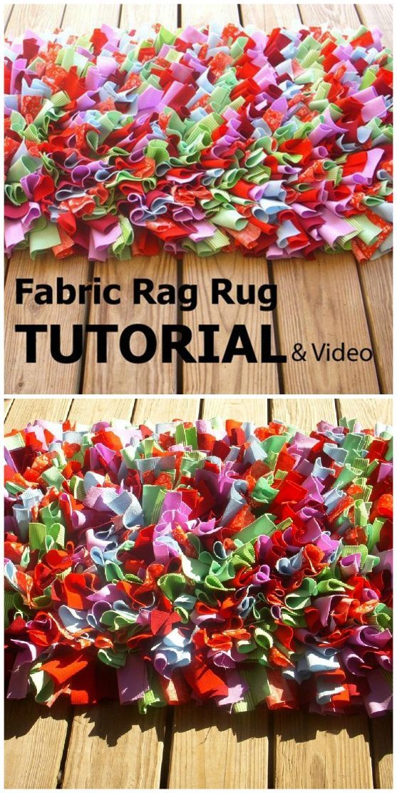 Easy Rag Rug DIY Watch The Quick Video Tutorial -   14 DIY Clothes Shirts rag rugs ideas