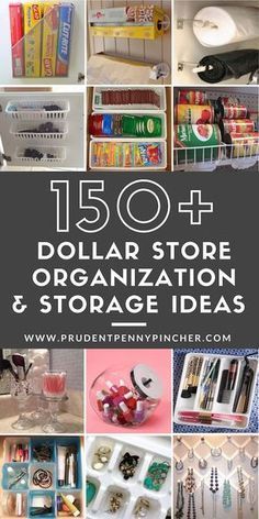 200 DIY Dollar Store Organization and Storage Ideas -   14 diy projects Dollar Store home decor ideas