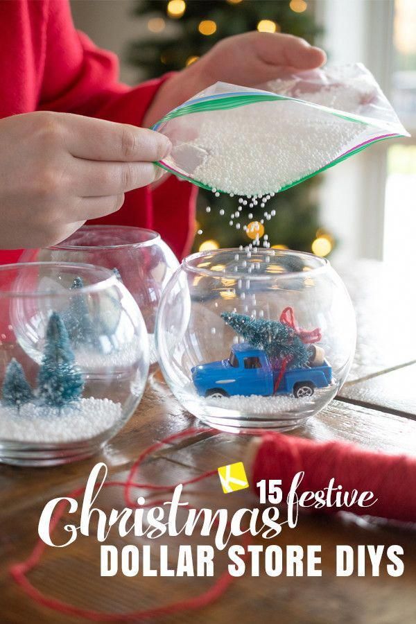 15 Dollar Store Christmas DIY Projects Anyone Can Do -   14 diy projects Dollar Store home decor ideas