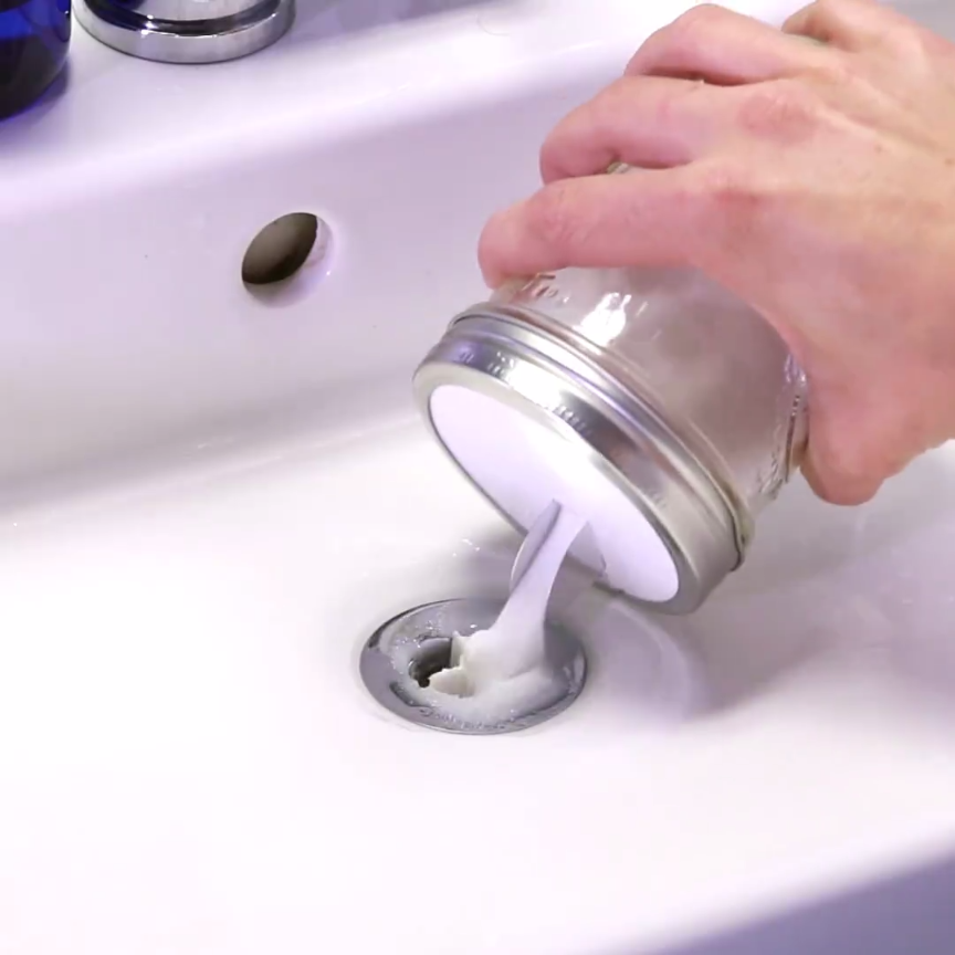 Clogged Sink? Fix It In No Time With This DIY Drain-O -   14 diy projects To Try baking soda ideas