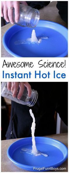 Awesome Science Experiment: Make Hot Ice with Baking Soda and Vinegar -   14 diy projects To Try baking soda ideas